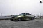 BMW M4 Coupe Matte Gold on Zito Wheels 2016 года